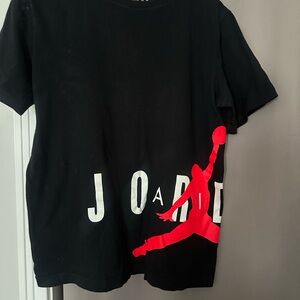 Nike Kids Black and Red Jumpman T-Shirt